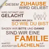 ARTland Wandbild, selbstklebend In diesem Zuhause - beige Produktbild-Vorschau 1