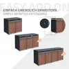 ML-Design Mülltonnenbox 4er für 4 Tonnen 240L Produktbild-Vorschau 6