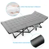 Lit de camp portable avec matelas, lit de camp pliable Voir les images du produit 5