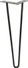 Noga meblowa Hairpin czarny mat 41 cm - 2 pręty, nowoczesny Podgląd zdjęcia produktu 2