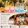 8 Trinkgläser Bunt Gläser Set Wassergläser Wasserglas Produktbild-Vorschau 4