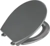 WENKO Premium Siège de WC Samos Gris Abaissement Voir les images du produit 3