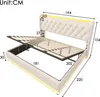 Flieks Polsterbett 180x200cm mit Ladefunktion (USB&Typ-c), Produktbild-Vorschau 7