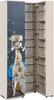 A tall, open cabinet with a decorative front panel. Produktbild-Vorschau
