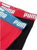 2er Pack PUMA Basic Boxershorts Jungen red/black 134-140 Produktbild-Vorschau 3