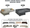 Dicke Sofabezug Ecksofa L Form Jacquard Stretch Sofa Produktbild-Vorschau 8