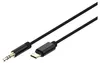 Gembird USB-C zu 3.5 mm AUX Kabel, 1.5 m, schwarz Produktbild-Vorschau 2