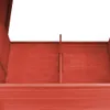 vidaXL Garten-Hühnerstall mit 1 Legenest Rot Holz Produktbild-Vorschau 6