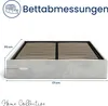 Lit rembourré Home Collective, 120x200/140x200/160x200 Lit Voir les images du produit 6