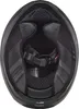 The inside of a black motorcycle helmet. Anteprima dell’immagine prodotto