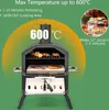 KOMFOTTEU Pizza Open Outdoor, 2-úrovňová pec na pizzu 600 Náhľad obrázku produktu 3