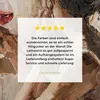 MuchoWow® - Obraz na płótnie - Malarstwo - Kobieta - Wino - Podgląd zdjęcia produktu 8