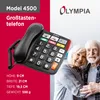 Olympia Telefon 4500 schnurgebunden +Großtasten      Podgląd zdjęcia produktu 5