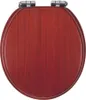 toilettensitz LYRA Holz. WALNUSS, langsam fallend Produktbild-Vorschau 1