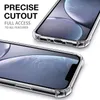 Two clear phone cases are shown, one slightly above and behind the other, with a focus on the cutouts and edges of the cases. Náhled obrázku produktu