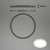 BRILONER LED Deckenlampe Bad, flach, neutralweiß, 42x3,5 Produktbild-Vorschau 3