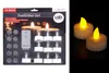LED Teelichter 10er-Set mit Fernbedienung flackernde Kerze Produktbild-Vorschau 1