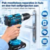 Accuschroevendraaier 21V set, accu-klopboormachine met Productafbeelding-voorbeeld 2