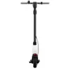 A front view of a black and white electric scooter against a white background. Produktbild-Vorschau