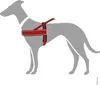 Hunter 46366, Hund, Zuggeschirr, L, Schwarz, Rot, Nylon, Produktbild-Vorschau 3