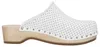 STANDARD TOEFFLER zoccoli unisex bianco 00400-100 Anteprima dell’immagine prodotto 5
