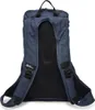 The back view of a blue backpack. Produktbild-Vorschau