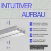 Szyna do zasłon 120 cm, jednokierunkowa, z prowadnicą Podgląd zdjęcia produktu 7