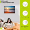 ARTland Leinwandbild Sonnenuntergang und das Meer Größe: Produktbild-Vorschau 3