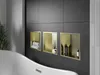Mexen X-Wall-R półka wnękowa z kołnierzem 30 x 30 cm, złota Podgląd zdjęcia produktu 2