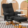 HOMCOM Relaxsessel mit Fußhocker, Stauraum, Massagesessel Produktbild-Vorschau 8