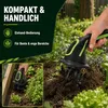 2-in-1 Akku-Bodenfräse, 100mm, elektrische Gartenfräse Mit Produktbild-Vorschau 4