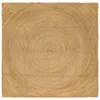 vidaXL Koberec do miestnosti, prírodný, 240 x 240 cm, juta Náhľad obrázku produktu 2