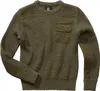 Brandit Sweatshirt Herren Kids BW Pullover oliv Basics 100% Produktbild-Vorschau 1