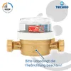 tecuro Wasserzähler mit Baulänge 110 mm, Q³ 2,5 m³/h, DN15, Produktbild-Vorschau 5