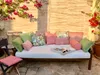 H.O.C.K. Eliza-Bouquet Outdoor Sitzkissen Blumen-Motiv Produktbild-Vorschau 2