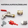1/2" Kunststoff-Wassertank Adapter mit Filter – Produktbild-Vorschau 4