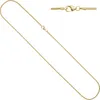 JOBO Schlangenkette 333 Gelbgold 1,4 mm 42 cm Gold Kette Produktbild-Vorschau 5