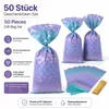 PRECORN 50x Meerjungfrau Geschenktüten Mädchen – Bunte Produktbild-Vorschau 4