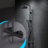 AM.PM Duschsystem Schwarz mit Thermostat 38℃ Regendusche Produktbild-Vorschau 1