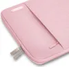 A close-up view of a pink laptop sleeve. Produktbild-Vorschau