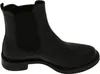 A side view of a black leather Chelsea boot against a white background. Voir les images du produit