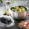 Salatschleuder PULLIT, Edelstahl, 4,5 L Produktbild-Vorschau 3