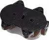 Presa a muro vintage rotonda retrò singola nera IP44 con Anteprima dell’immagine prodotto 4