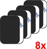 8x Rechteck Metallplättchen für Magnet Smartphone Handy Produktbild-Vorschau 1