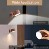 Magnetische LED wandlamp, hout, dimbaar | 360° draaibaar, Productafbeelding-voorbeeld 3