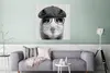 MuchoWow® Poster Meerschweinchen - Baskenmütze - Brille - Produktbild-Vorschau 5