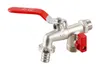 Záhradný ventil dvojitý 1/2"-3/4"-3/4" Náhľad obrázku produktu 1