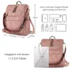 Cityrucksack Retro Rucksack Damen 3 in 1 Handtasche Mädchen Produktbild-Vorschau 6