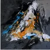 ARTland Glasbild Abstrakt X Größe: 40x40 cm Produktbild-Vorschau 1