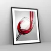 Gerahmtes Poster - Schwarzer Rahmen - Trinken glas wein - Produktbild-Vorschau 8